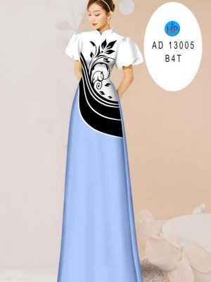 Vải Áo Dài Hoa In 3D AD 13005 29